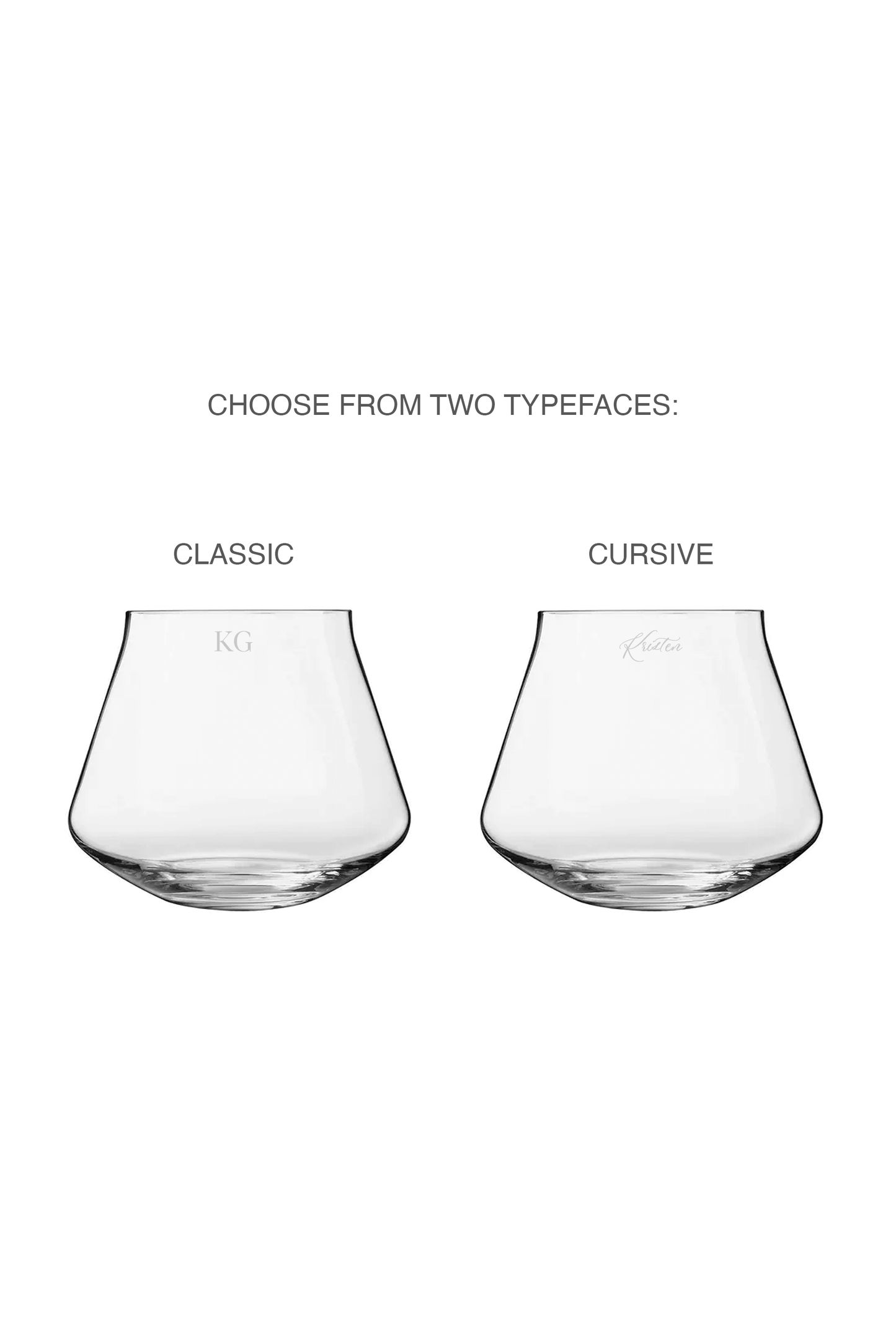 Lyon Stemless Wine Glass (Set) + Special Date